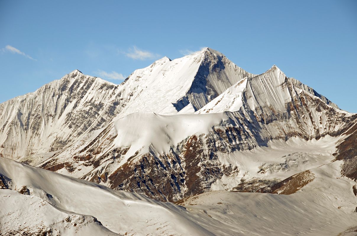 07 Dhaulagiri V, Dhaulagiri III, Dhaulagiri II, Sita Chuchura With French Pass Below From The Top Of The Ridge Above Kalopani At 5646m Climbing Dhampus Peak 